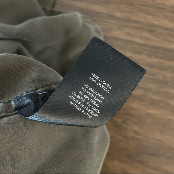 Babaton Casual Olive Green Button-Up Shirt S - Picture 11 of 11